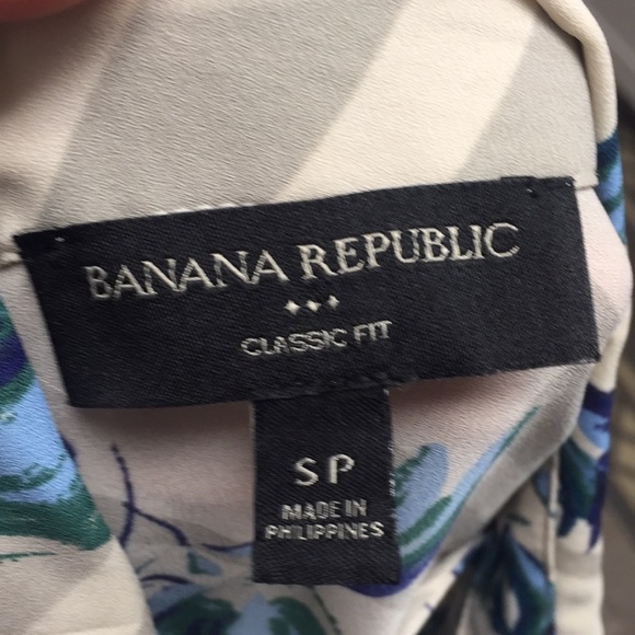 Banana Republic Long Sleeve Collared Floral Top - Picture 5 of 6